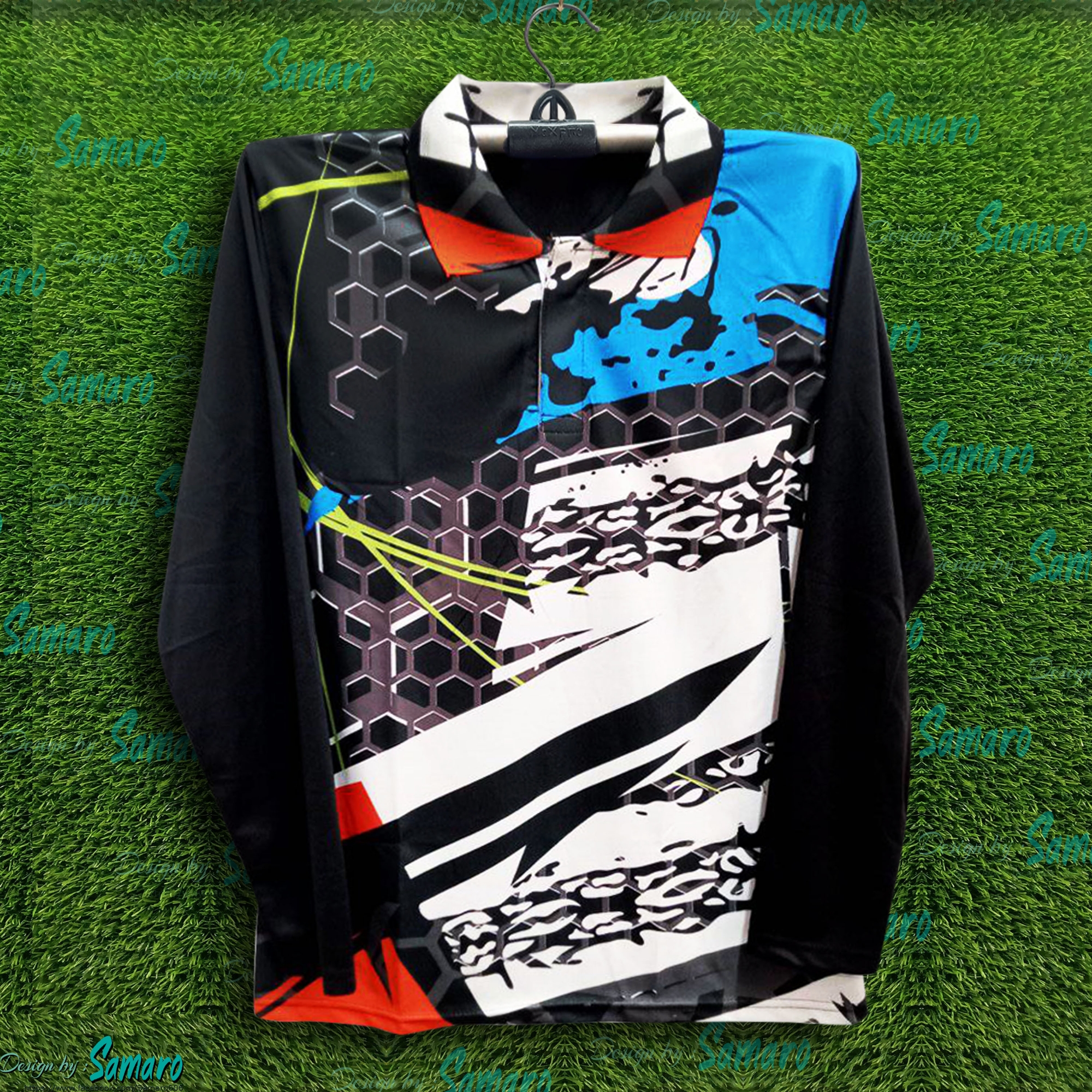 Picture of Stylish Full sleeve Collar Polo Jersey For Man - Polo T shirt For Man - Polo Jersey