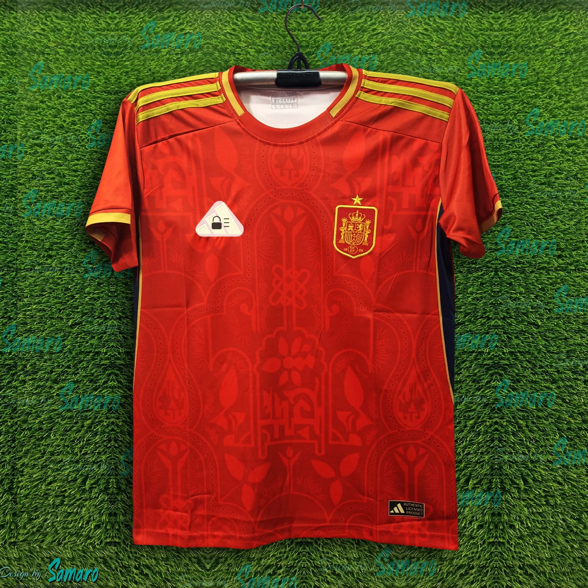 Picture of Spain Thai Premium Football Jersey For Men - Half Sleeve Jersey - Spain Football Jersey 2025-26