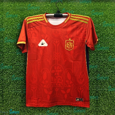 Picture of Spain Thai Premium Football Jersey For Men - Half Sleeve Jersey - Spain Football Jersey 2025-26