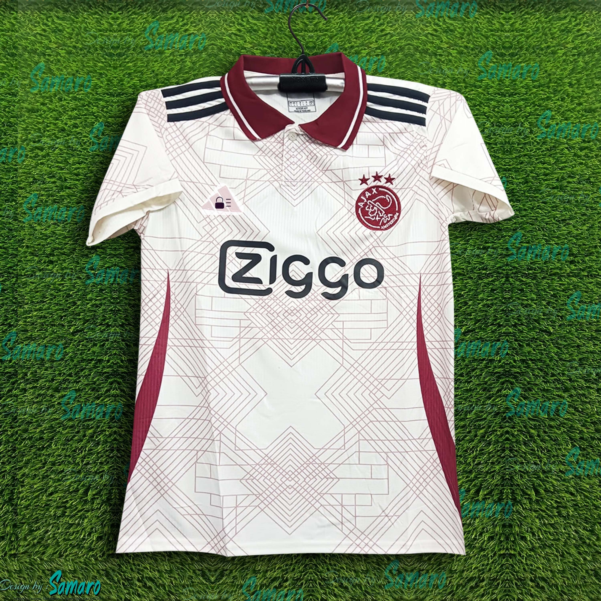 Picture of Ajax Short Sleeve Thai Premium Polo Football Jersey For Man - Ajax Half Sleeve Polo T Shirt - Ajax Jersey 2025/26