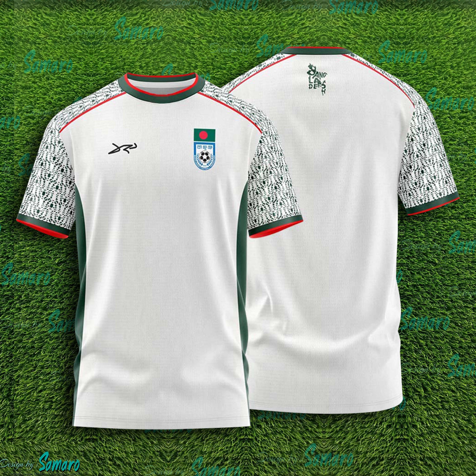 Picture of B-d Short Sleeve Thai Premium Football Jersey For Men - Banglades Fan Jersey 2025/26
