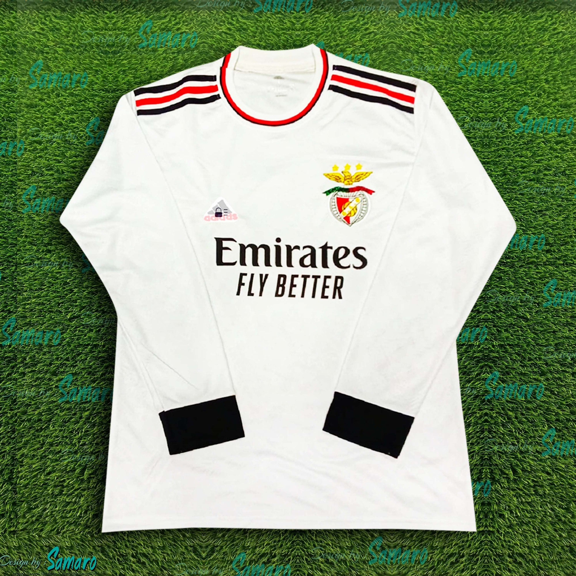 Picture of Benfica Full Sleeve Thai Premium Football Jersey For Men - Benfica Long Sleeve t shirt - Benfica Jersey 2025/26