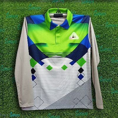 Picture of Stylish and Comfortable Full Sleeve Collar Polo Jersey For Man - Long Sleeve Polo T shirt For Man - Polo Jersey