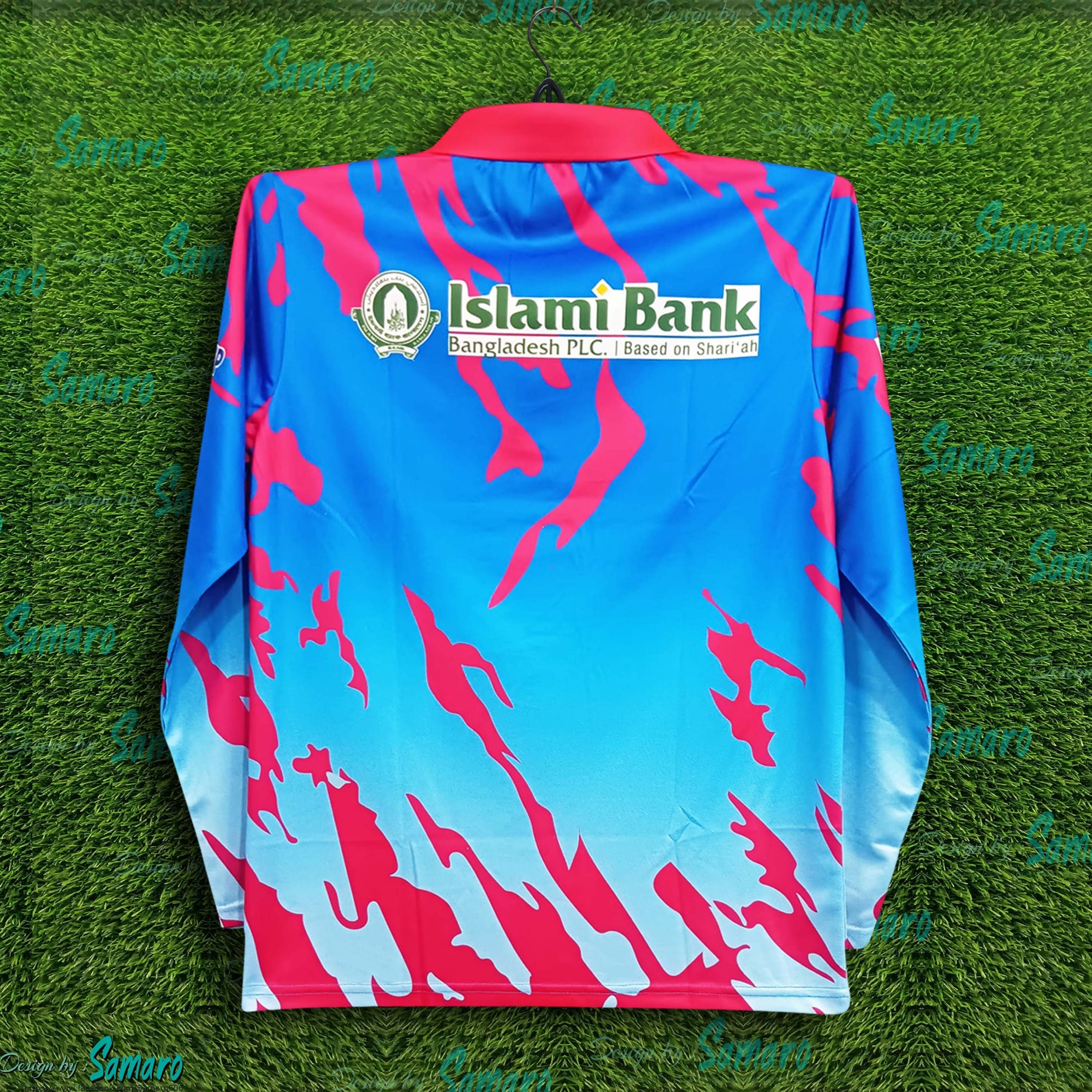 Picture of Chittagong Kings Premium Full Sleeve Polo Cricket Jersey For Man - BPL Long Sleeve T Shirt - Chittagong 2025-26