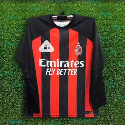 Picture of AC Milan Full Sleeve Jersey 2025/2026 Thai Premium Football Jersey For Man - Long Sleeve - AC Milan Football Jersey 2025