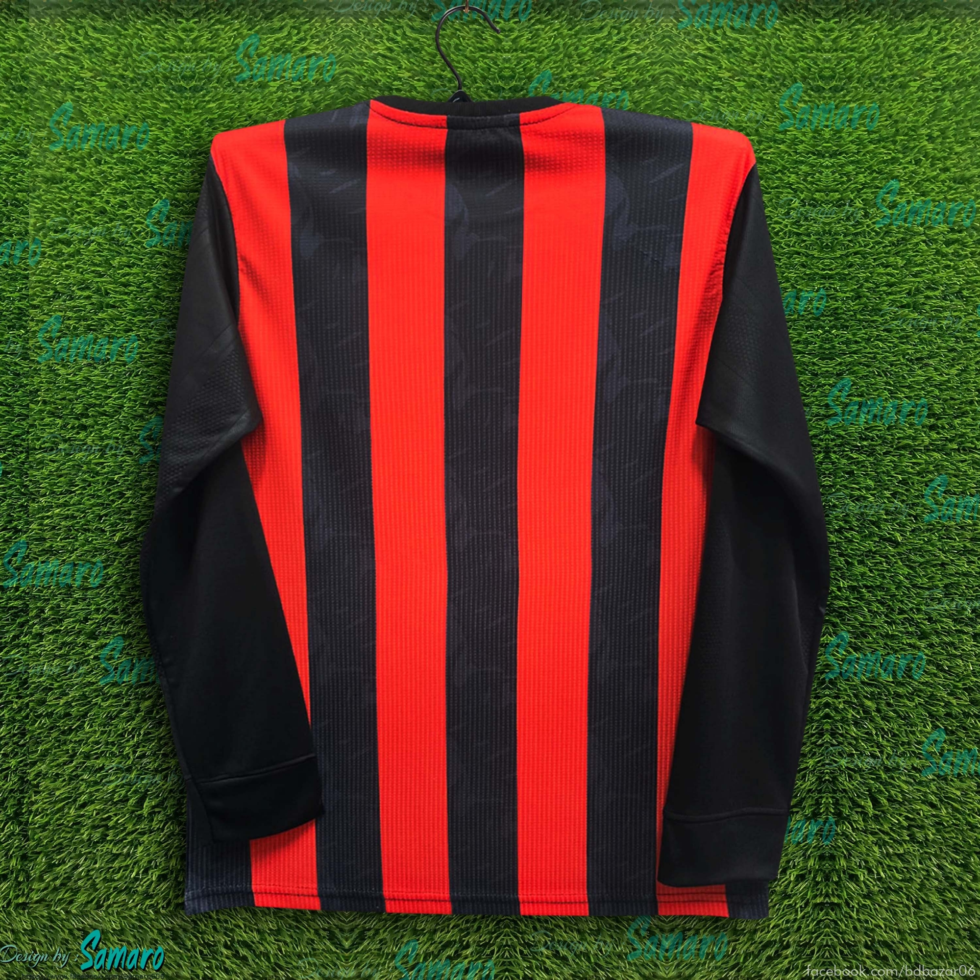 Picture of AC Milan Full Sleeve Jersey 2025/2026 Thai Premium Football Jersey For Man - Long Sleeve - AC Milan Football Jersey 2025