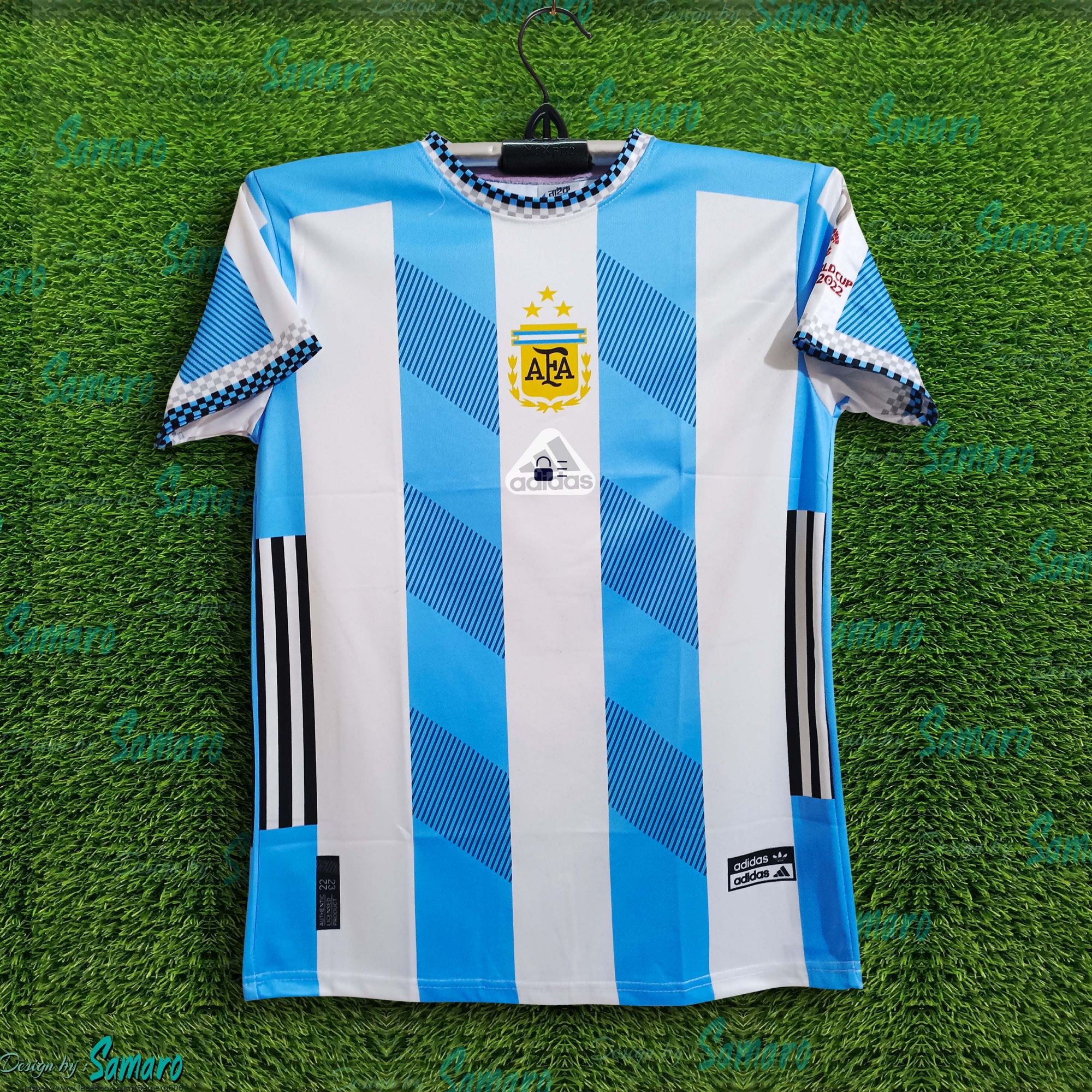 Picture of Argentina Thai Premium World CUP Jersey for Men -  Short Sleeve T Shirt - Argentina Football Jersey 2025-26
