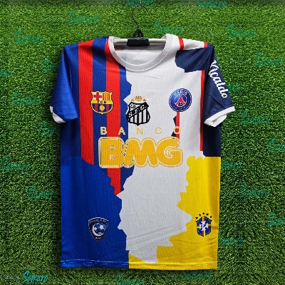 Picture of Neymar JR Thai Premium Football Jersey For Man - Half Sleeve T Shirt - Brazil Football Jersey 2025