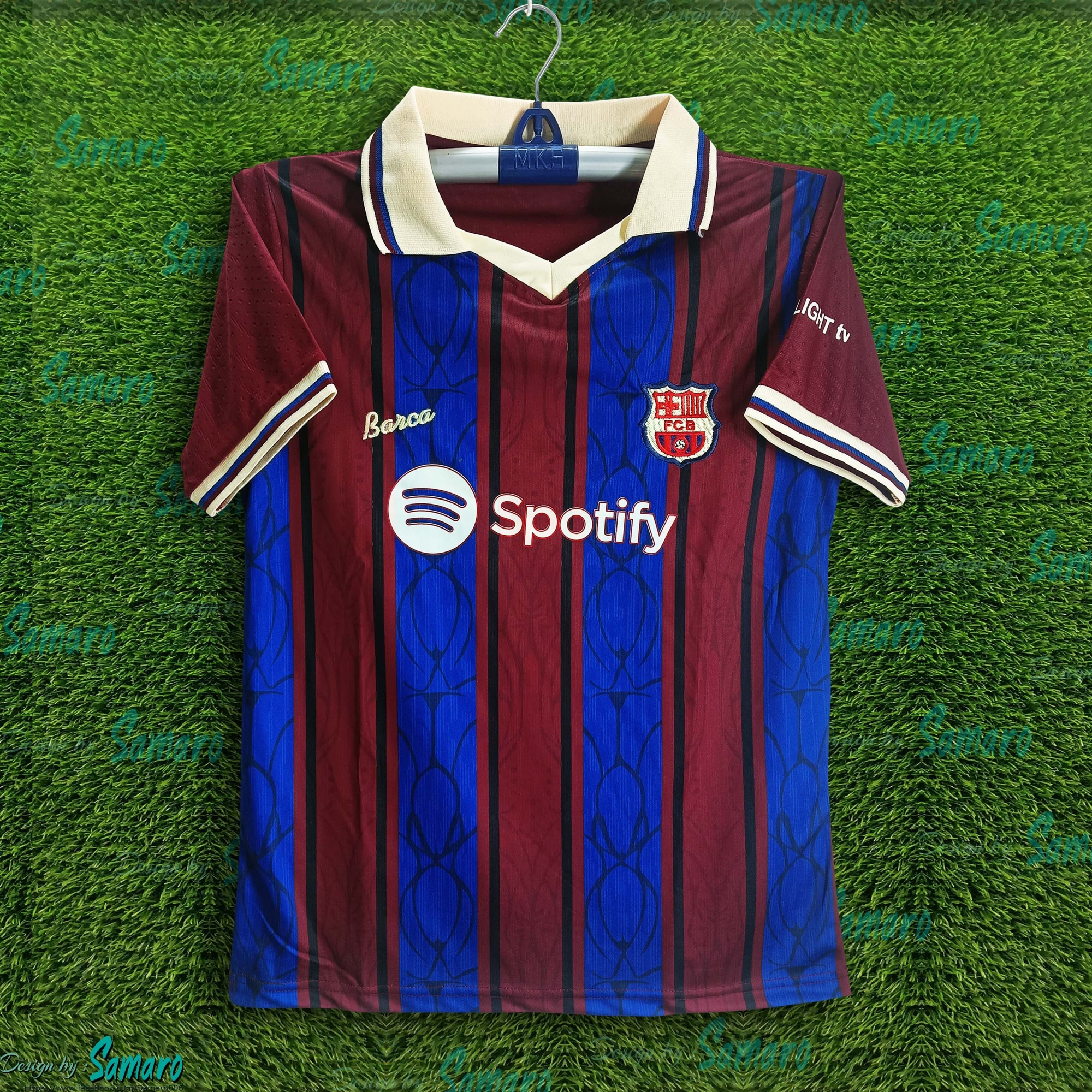 Picture of Barcelona Jersey 2025/2026 Thai Premium Football Jersey For Men - Half Sleeve Polo Jersey - Barcelona Football Jersey 2025