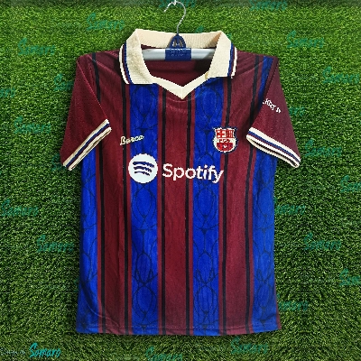 Picture of Barcelona Jersey 2025/2026 Thai Premium Football Jersey For Men - Half Sleeve Polo Jersey - Barcelona Football Jersey 2025