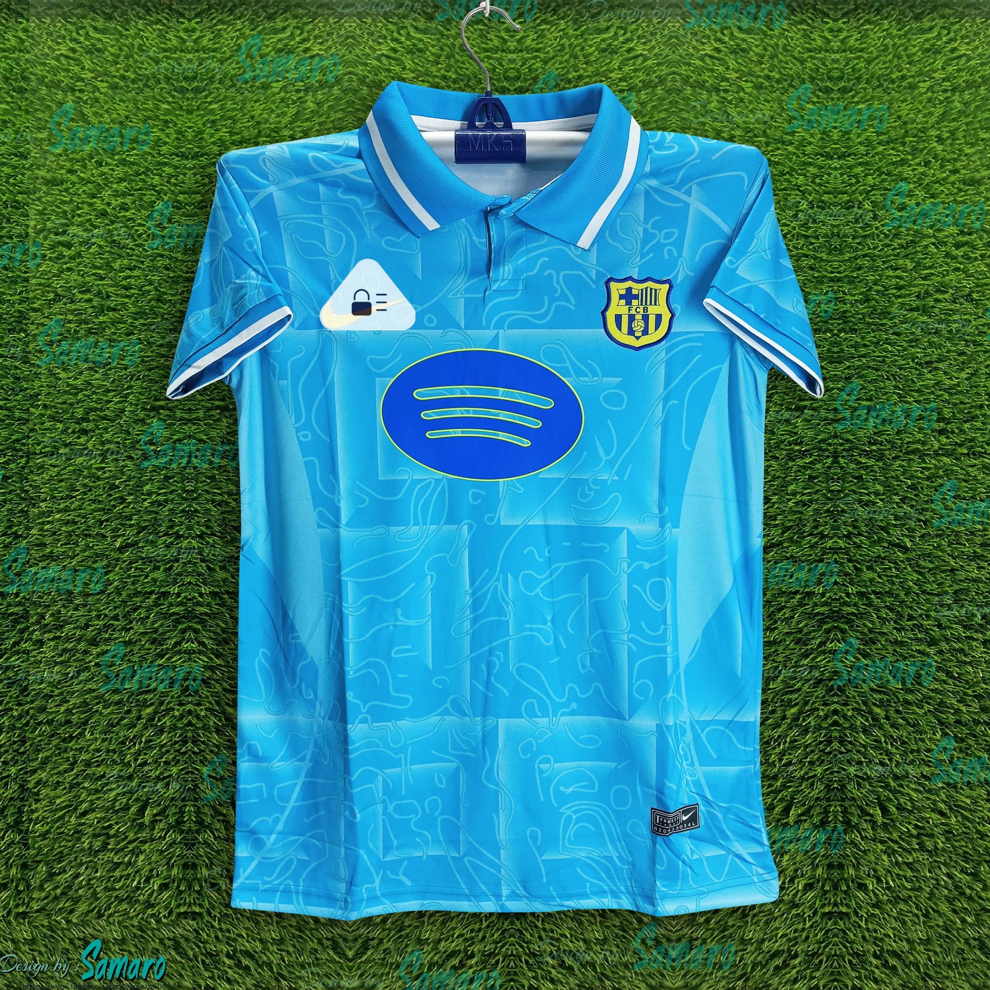 Picture of Barcelona Jersey 2025/2026 Thai Premium Football Jersey For Men - Half Sleeve Polo Jersey - Barcelona Football Jersey 2025