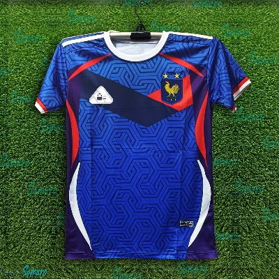 Picture of France Jersey 2025/2026 Thai Premium Football Jersey For Men - Half Sleeve Polo Jersey - France Football Jersey 2025