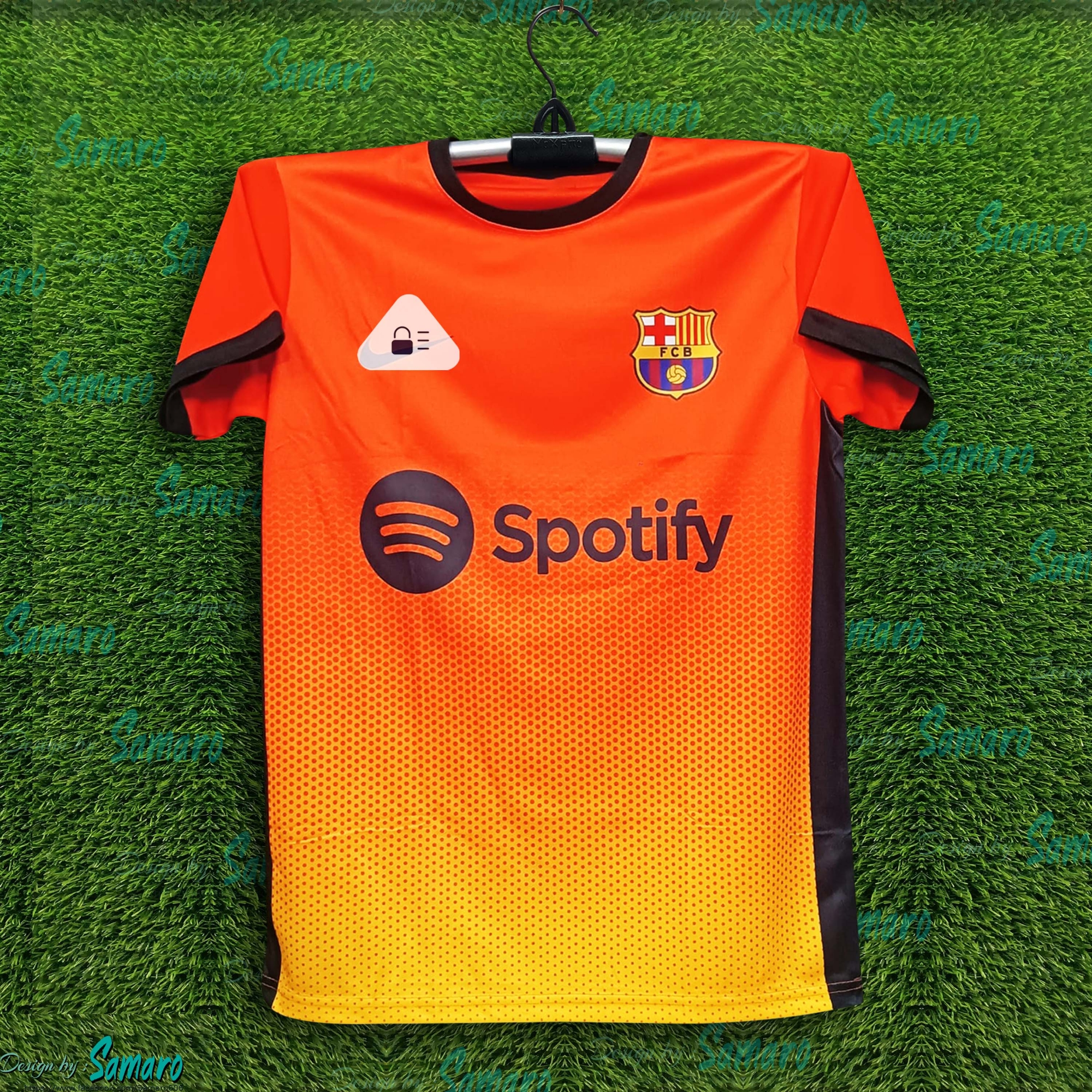 Picture of Barcelona short Sleeve Football Jersey For Men - Half Sleeve t-shirt - Barcelona Football Jersey 2025