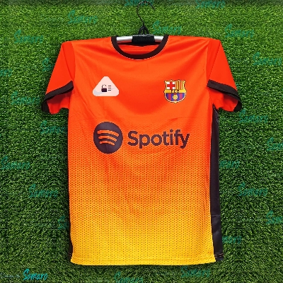 Picture of Barcelona short Sleeve Football Jersey For Men - Half Sleeve t-shirt - Barcelona Football Jersey 2025