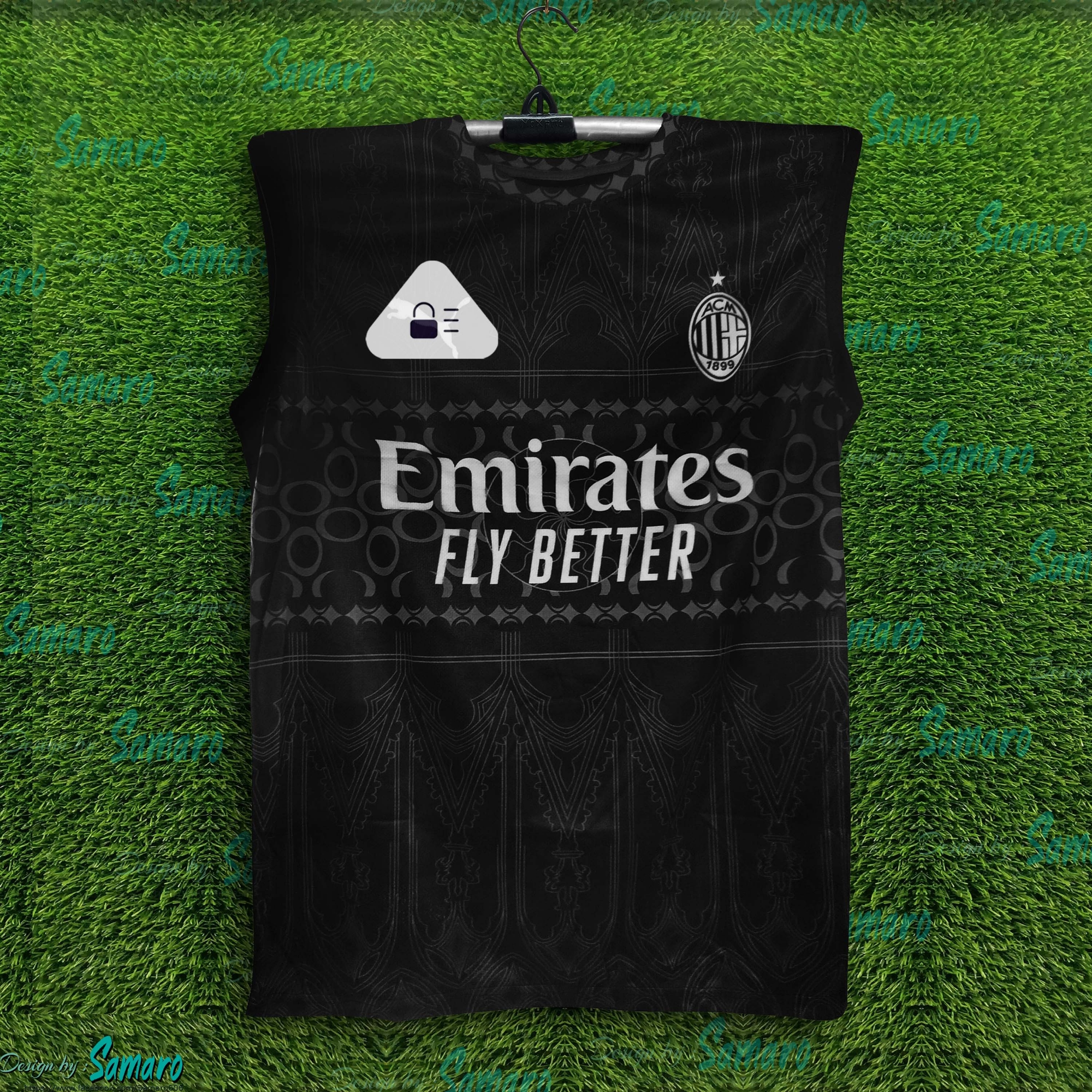 Picture of AC Milan Maggie sleeve Football Jersey for men - Megi t shirt - AC Milan Football Jersey 2025