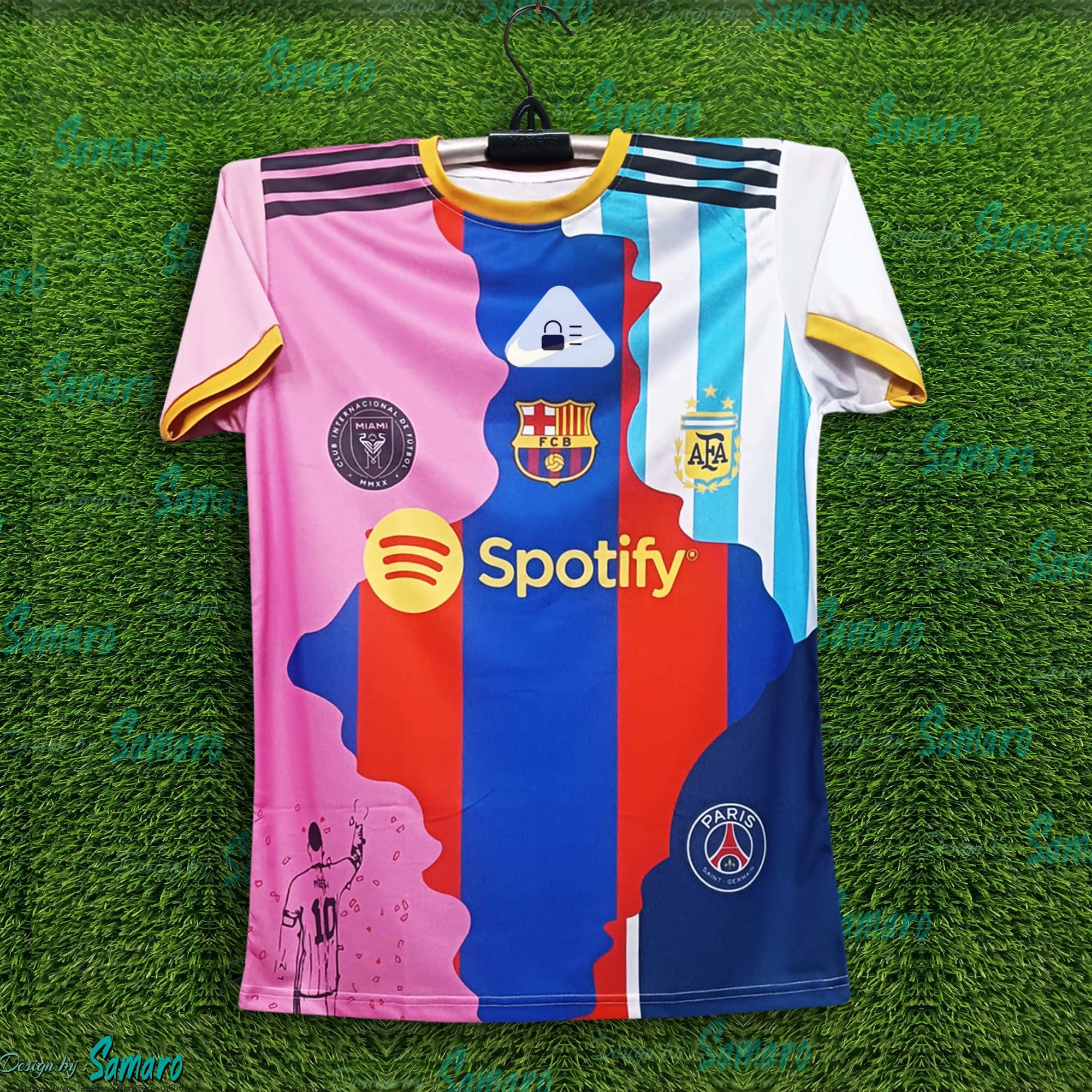 Picture of Messi Short Sleeve Football Jersey For Man - Half Sleeve T Shirt - Argentina Football Jersey 2025