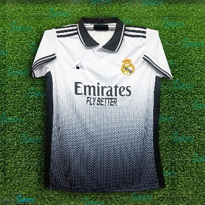 Picture of Real Madrid Jersey 2025/2026 Thai Premium Polo Football Jersey For Men - Half Sleeve Polo Jersey - Real Madrid Football Jersey 2025