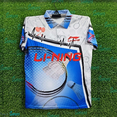Picture of Li-Ning Half Sleeve Polo Jersey 2025/2026 Thai Premium Jersey For Men - Winter & Bike Jersey - Li Ning Badminton Jersey 2025