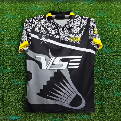 Picture of VS Half Sleeve Polo Jersey 2025/2026 Thai Premium Jersey For Men - Winter & Bike t shirt - VS Badminton Jersey 2025