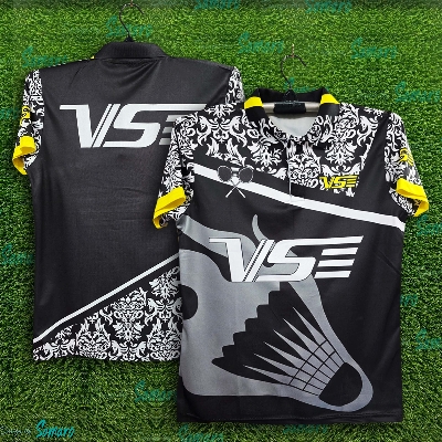 Picture of VS Half Sleeve Polo Jersey 2025/2026 Thai Premium Jersey For Men - Winter & Bike t shirt - VS Badminton Jersey 2025
