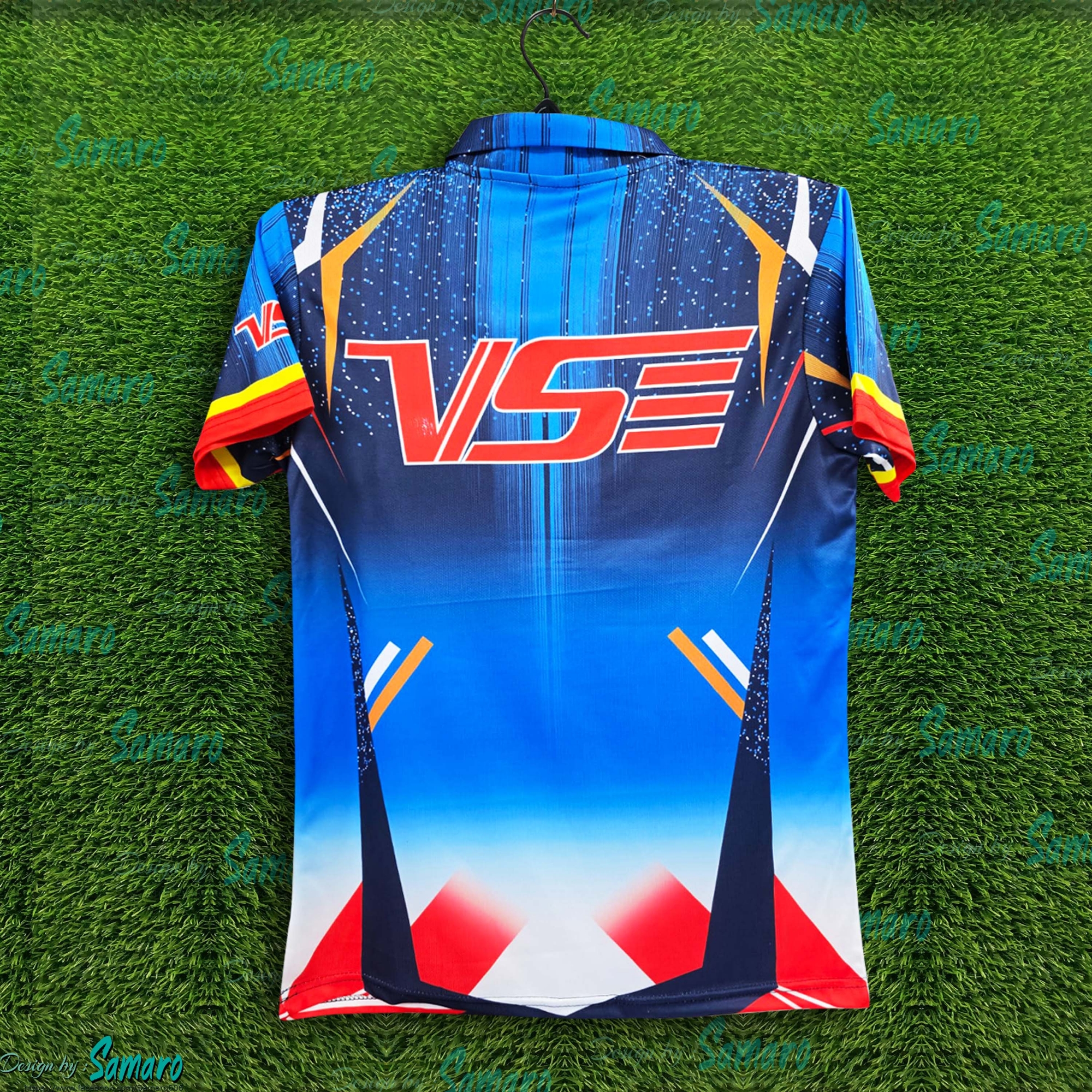 Picture of VS Half Sleeve Polo Jersey 2025/2026 Thai Premium Jersey For Men - Winter & Bike t shirt - VS Badminton Jersey 2025