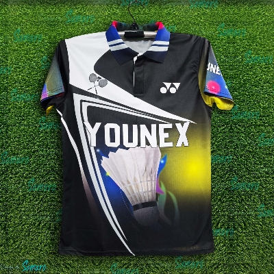 Picture of Yonex Half Sleeve Polo Jersey 2025/2026 Thai Premium Jersey For Men - Winter & Bike t shirt - Younex Badminton Jersey 2025
