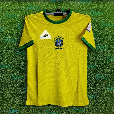 Picture of Brazil Copa America Jersey 2025/2026 Thai Premium Jersey For Men - Half Sleeve - Brazil Football Jersey 2025
