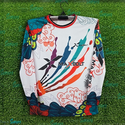 Picture of Maxbolt Long Sleeve Jersey 2025/2026 Premium Jersey For Men - Winter & Bike t shirt - Maxbolt Badminton Jersey 2025