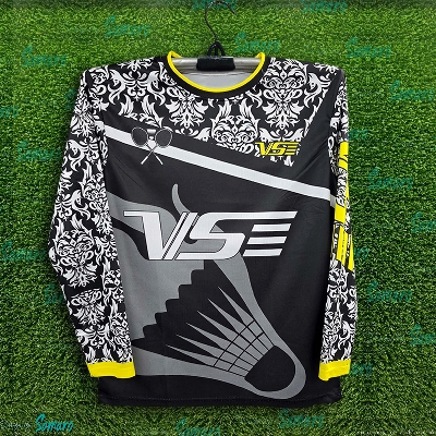 Picture of VS Long Sleeve Jersey 2025/2026 Thai Premium Jersey For Men - Winter & Bike t shirt - VS Badminton Jersey 2025