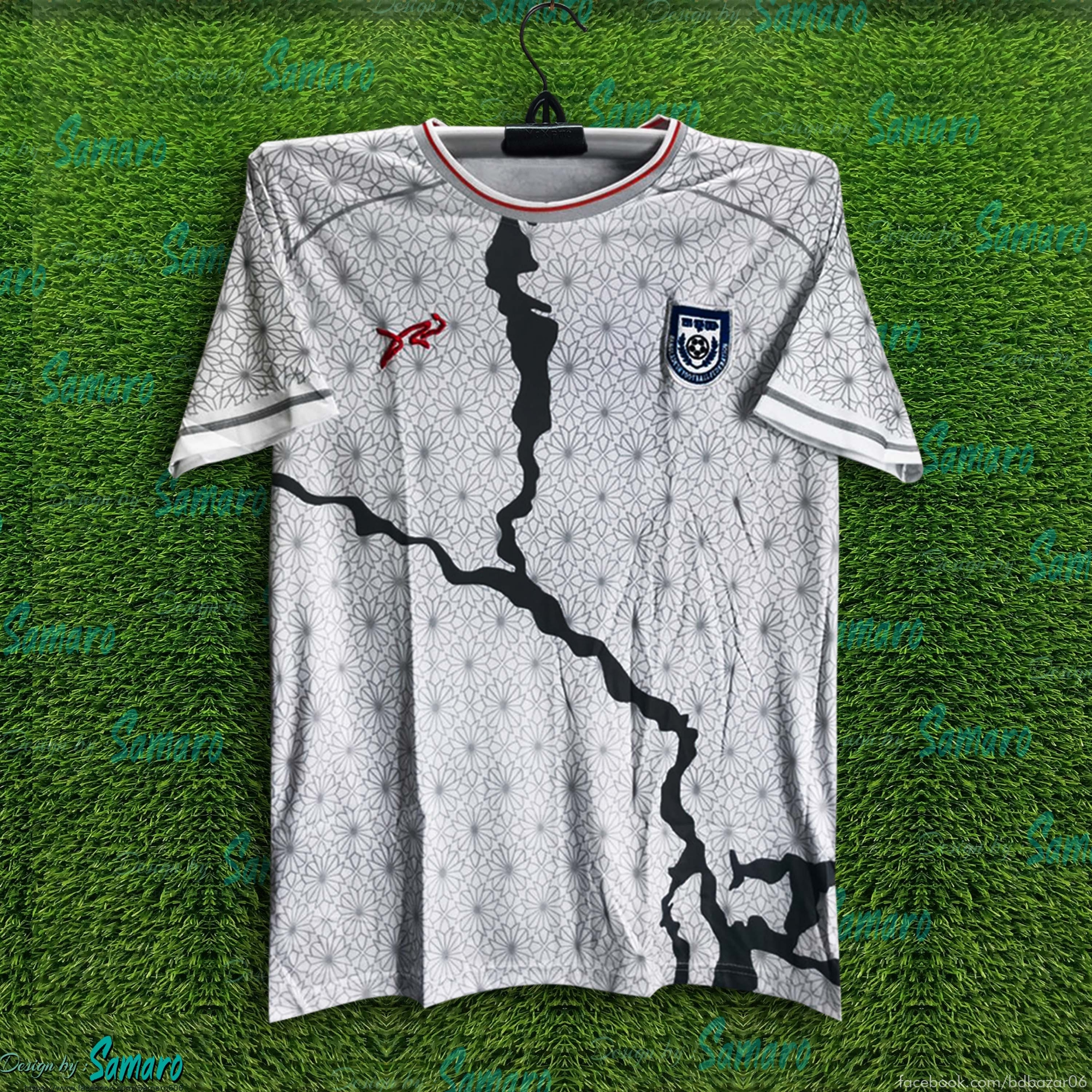 Picture of B-D Short Sleeve Jersey 2025/2026 Thai Premium Football Jersey For Men - Half Sleeve - Bangladesh Fan Jersey 2025