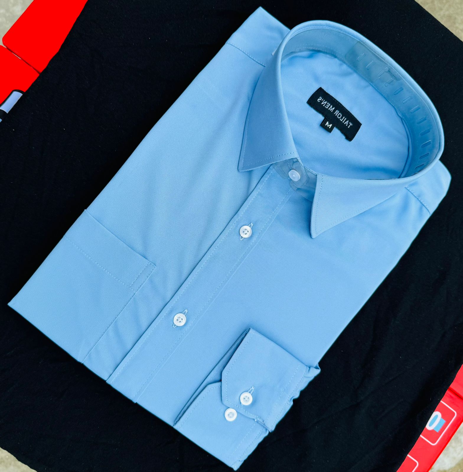 Picture of Sky Blue Supreme Herringhone Shirt