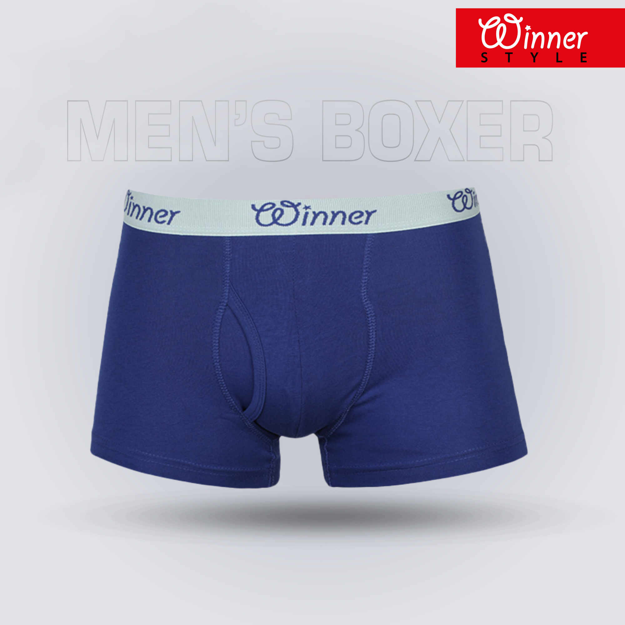 Picture of Winner Style Men's Deluxe Boxer Blue