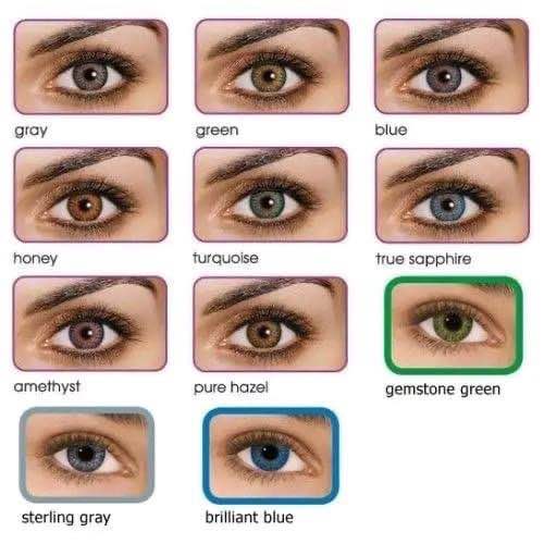 Picture of Freshlook contact lens full set combo packed chose by any color 3piar contact lens
