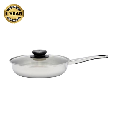 Picture of SKB Frying Pan With Glass Lid-24 CM