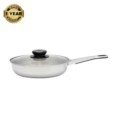 Picture of SKB Frying Pan With Glass Lid-18 CM