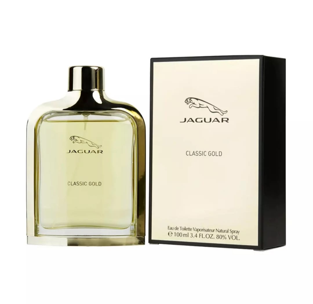 Picture of International France product Body perfume party scent Jaguar Classic Gold used for male - 100 ml