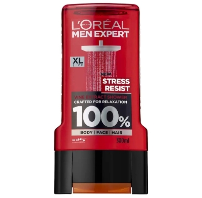 Picture of International Thailand product Loreal Shower gel STRESS RESIST used for male - 300 ml