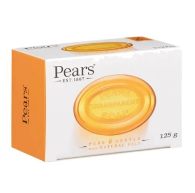 Picture of International UK product Pears Gentle Soap with Natural Oils - 125gm (England)