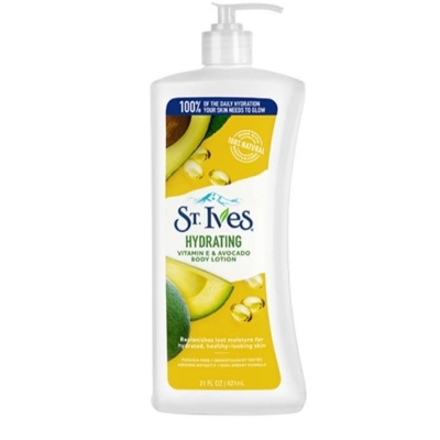 Picture of International new Zealand product Any season used st Ives Hydrating body lotion - 621 ml