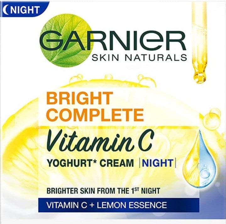 Picture of International Indian product Skin care Bright complete Vitamin C Night Cream Used for male/female - 18 gm
