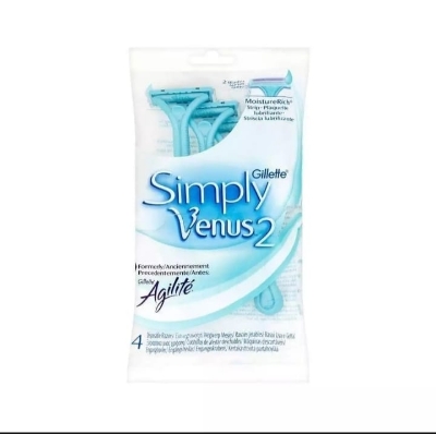 Picture of International European product Simply Venus for female - 2 Blades Razor,Set of 4 pcs