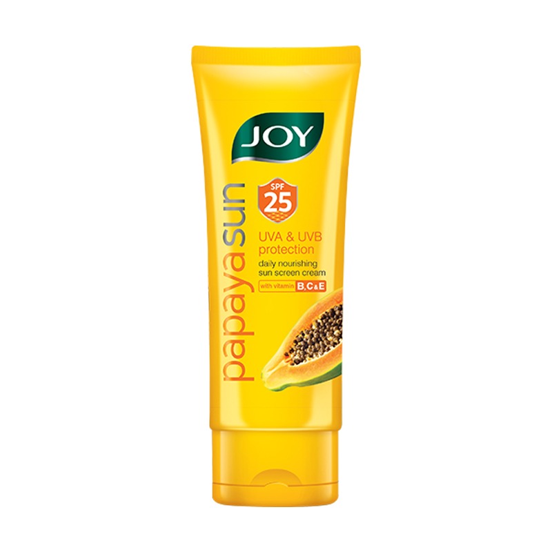 Picture of Indian product Skin care JOY papaya sun screen cream UVA & UVB protection used for male/female - 60 ml