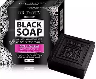 Picture of International UAE Product Skin care DR. Davey Black Soap used for male/female - 100 gm