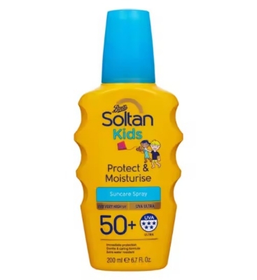 Picture of International UK Product Soltan Kids Protect & Moisturise Spray SPF50+ 200ml