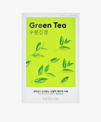 Picture of International Korean Product Skin care MISSHA Green Tea mask sheet used for male/female - 19 gm