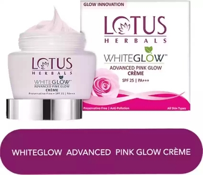 Picture of International Indian Product   Herbals Whiteglow Advance Pink Glow Cream Spf 25 (35gm)