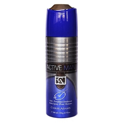 Picture of Chris Adams Deodorant Body Spray Active Man 200ml