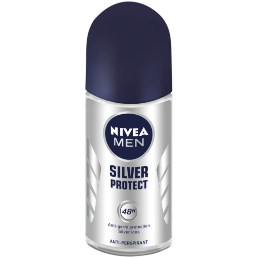 Picture of International Germany product Deodorant Roll on NIVEA MEN Silver Protect used for male - 50ml