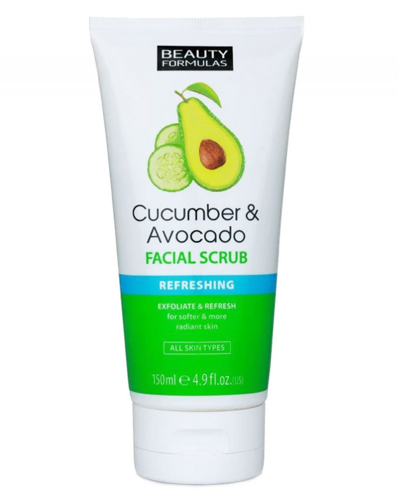 Picture of International UK product Cucumber & Avocado Refreshing Facial Scrub - 150ml