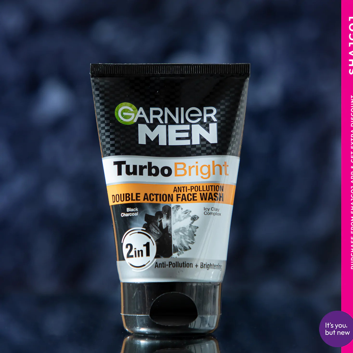 Picture of Indian product Skin care Men Turbo Bright face wash used for male - 100 ml